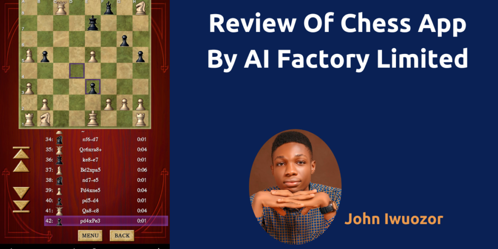 Review Of Chess App by AI Factory Limited