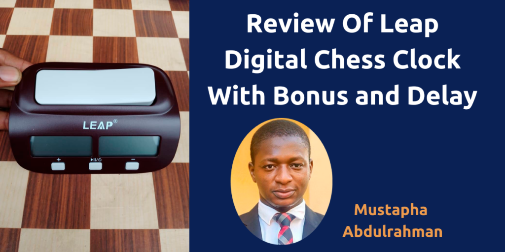 Review Of Leap Digital Chess Clock With Bonus and Delay