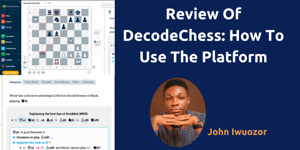 Review of DecodeChess: How To Use The Platform