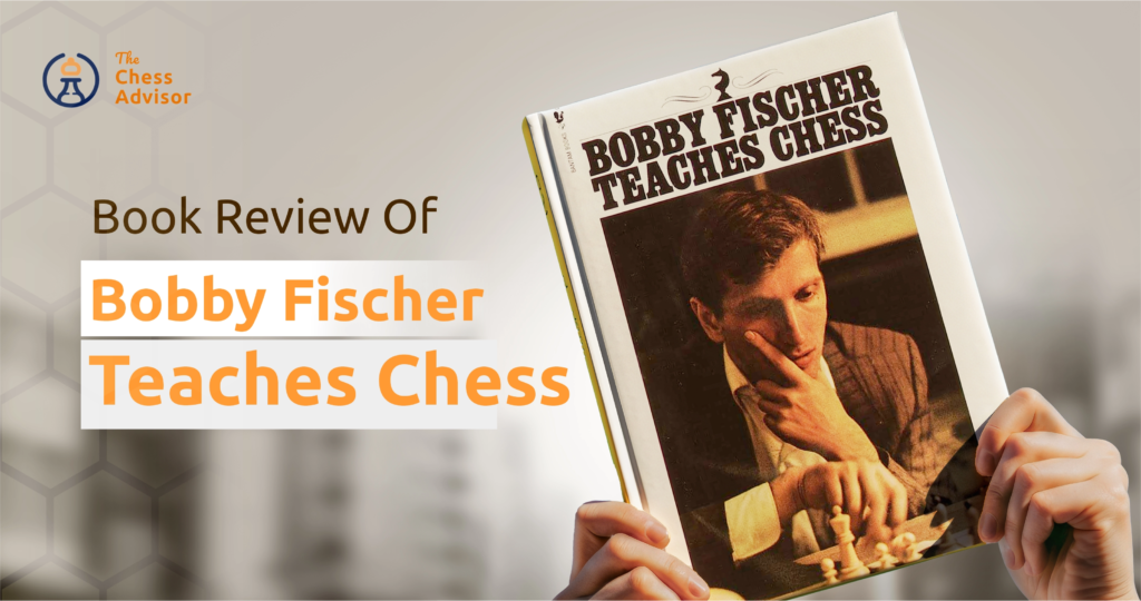 A graphic showing the Bobby Fischer teaches Chess.